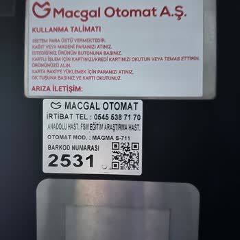 Macgal Otomat Macgal Marka Magma S-711 Modeli Otomat Ürün Mağduriyeti