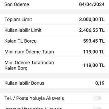 Garanti Bankası Yıllık Kart Ücreti