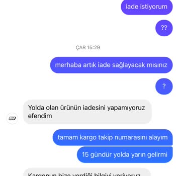 Ate Wear Ate. Wear Kargo Gelmedi İade Yapmıyorlar 21 Gün Oldu