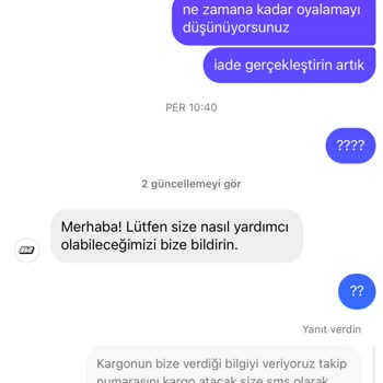 Ate Wear Ate. Wear Kargo Gelmedi İade Yapmıyorlar 21 Gün Oldu