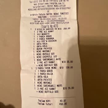 Popeyes Hizmet Kusuru Ve Yanlış Sipariş Hayal Kırıklığı