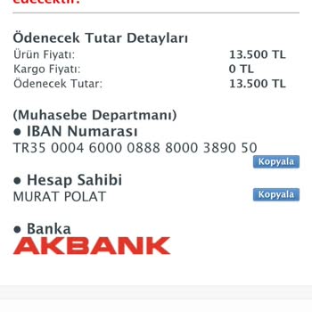 Sahibinden Param Güvende Şikayet