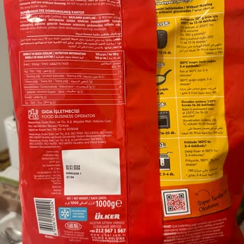 Superfresh Dondurulmuş Patateste Koku