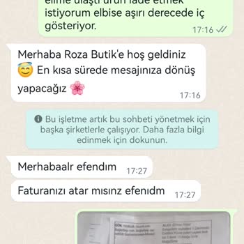 Roza Butik Üslupsuzluğu Ve Mağdur Etmeleri.