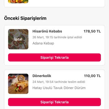 Yemeksepeti İftar Vakti Sipariş Hayal Kırıklığı