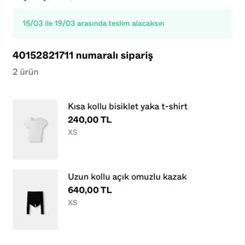 Bershka Kargomun Günlerdir Gecikmesi
