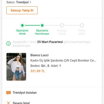 Trendyol Sipariş Bilgisi Eksikliği