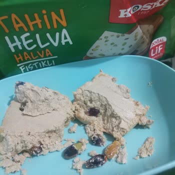 Koska Nazar Boncuklu Koska Fıstıklı Tahin Helva Da Bozmuş Kalitesini :(