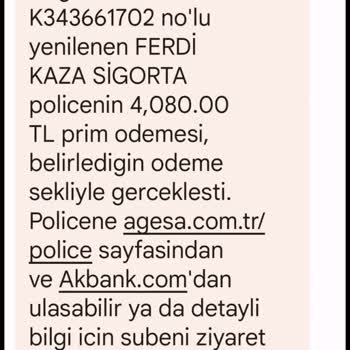 AgeSA Hayat ve Emeklilik Kredi Sigortası İptali Ve Ücret İadesi Talebi