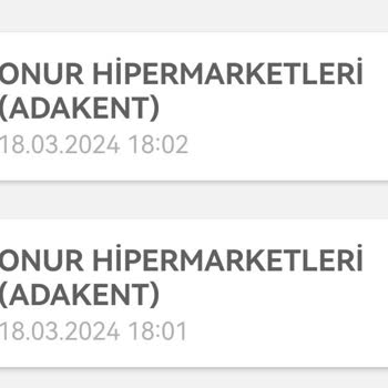 Onur Market Alışverişte Çift Tahsilat Sorunu Ve İade Talebi