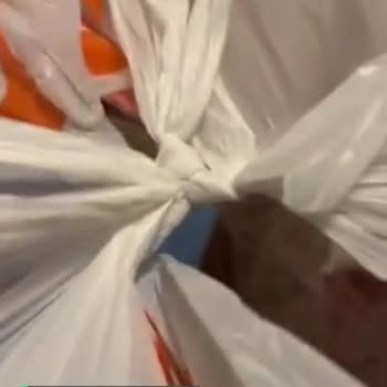 Migros Poşetin Çok Sıkı Bağlanması