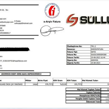 Çay Makinesini Fakir Yetkili Servisine Gönderdikten Sonra Unuttuk.