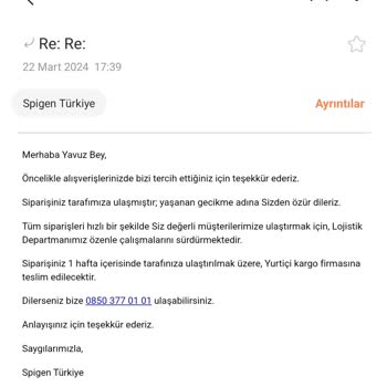 Spigen Mağduriyeti! Alışveriş Yaparken Tekrar Tekrar Düşünmek Gerek.