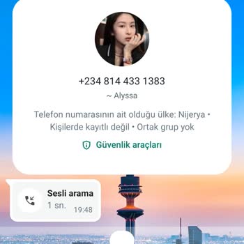 WhatsApp +234 Lü Numara