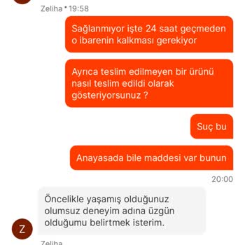 Migros Ürünü Teslim Etmeyip Edildi Gösterip Ücret İadesi Yapmıyor