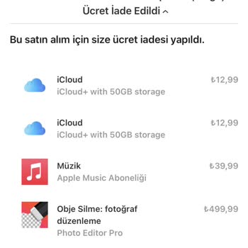Apple Yanlış Satın Alma Para Kesintisi