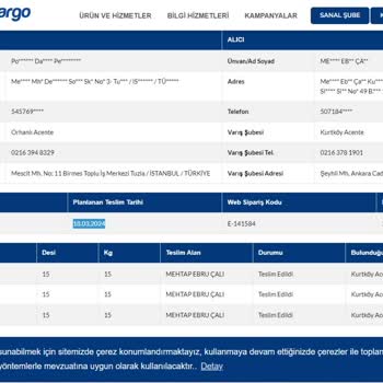 Sürat Kargo Mamaal.com Teslim Etmediği Kargonun Para İadesini Yapmıyor