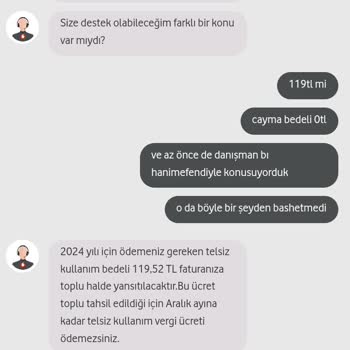 Vodafone Faturalıdan Faturasıza Geçiş