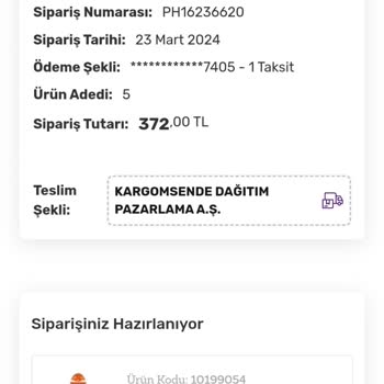 Gratis Kargolanmayan Ürünler Sorunu.
