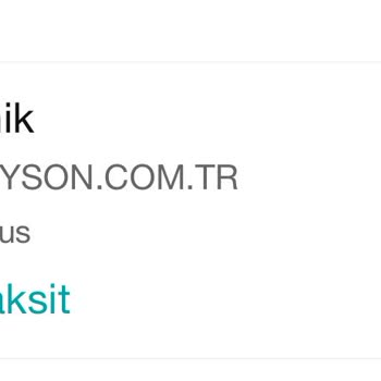 Dyson Paramı Aldı Siparişimi Göndermedi