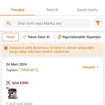 Trendyol Siparişimin Satıcısını Değiştirdi