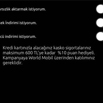 Yapı Kredi Allianz Sigorta Kasko 600TL E Kadar %10 Puan Belirsizliği