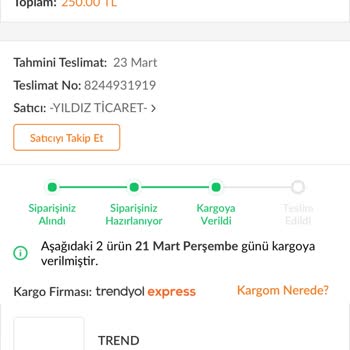Trendyol Express Trendyol Müşterilerinin Mağdur Ediyor