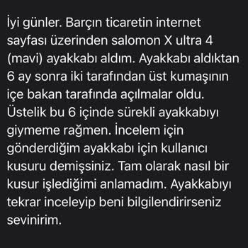 Salomon Ayakkabı Alıp Pişman Olmak. Yani "paranla Rezil Olmak"