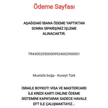 Hizmette Yaşanan Sorun: Strawberry Butik Ürün Teslimatı