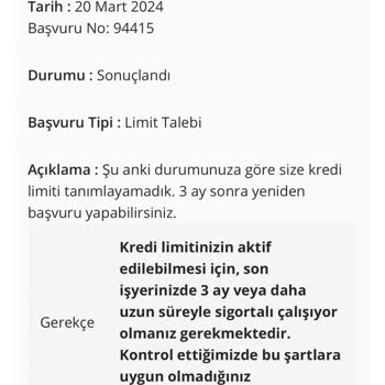 Eva AVM Limit Tanımlaması Sorunu