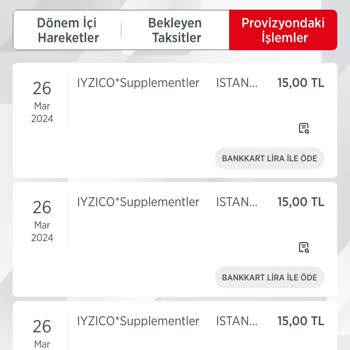 Supplementler Otomat Şikayeti-fazla Çekilmiş Tutarın İadesi