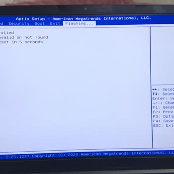Monster Laptop Flash Update Failed System Will Reset 5 Seconds Hatası