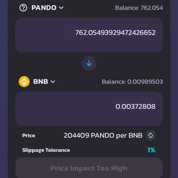Stuck with Pando Tokens from PancakeSwap - Seeking Urgent Assistance
