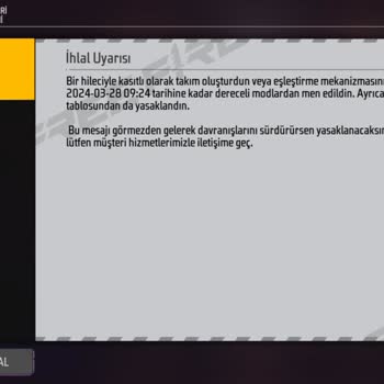 Garena Free Fire Oyunda Bos Yere Ban Yemek
