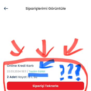 Hayat Su Teslim Edilmeyen Suyun Teslim Edildi Gösterilmesi