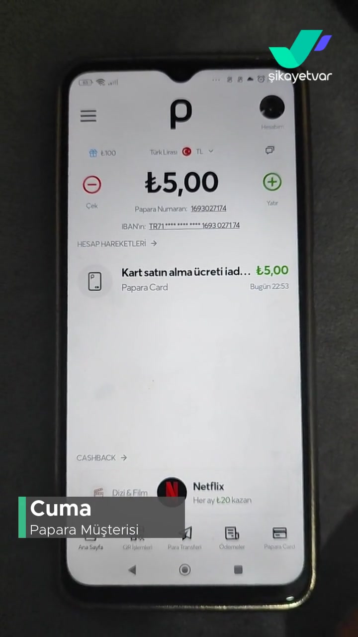 Papara Uyruk Kısmı Çalışmıyor videonun kapak resmi