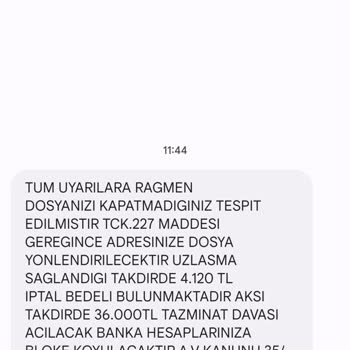 MAVISTIC (SMS) Hatalı Bilgi İçeren Mesajları!