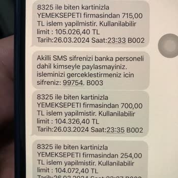 Yemek Sepeti'nde Güvenlik Açığı Endişesi