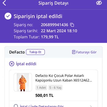 DeFacto Kampanyalı Ürün Stok Oyunu