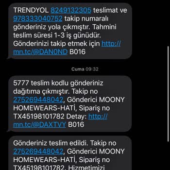 Moony Homewears Kargo Teslimatıyla İlgili Yaşanan Sorunlar