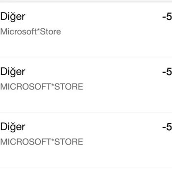 Microsoft Onaysız Karttan Para Çekimi