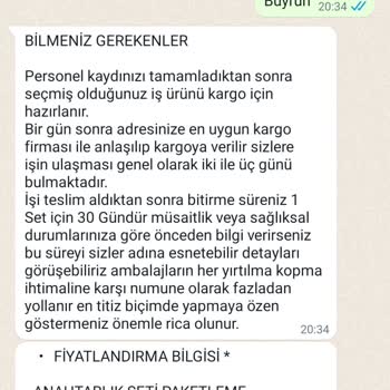 Evde Ekişi Paketleme Kişisel Bilgilerimin İzinsiz Kullanımına Karşı Önlem Talebi