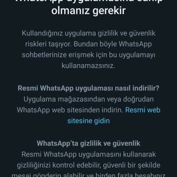 WhatsApp Hesabım Engellendi