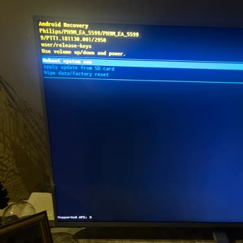Philips TV Android Hatası TV Açılmıyor