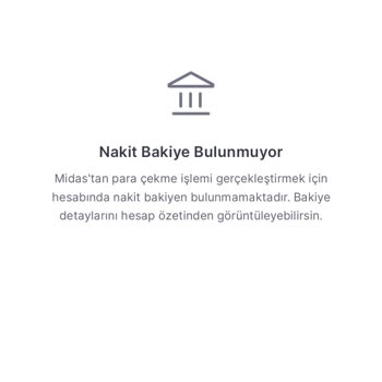 Midas İki İş Günü Dolmasına Rağmen Bakiyem Gözükmüyor