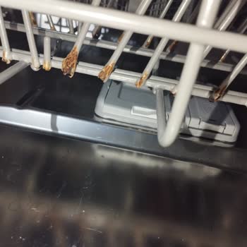 Samsung Bulaşık Makinesinin Alt Sepetinin Paslanması