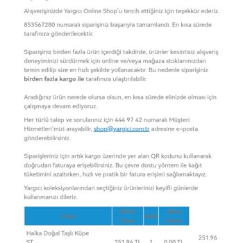 Yargıcı Gönderilmeyen Ürünlerin Para İadesi Hk.