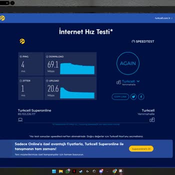Turkcell Superonline İnternet Bağlantı Problemi