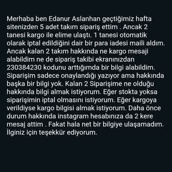 Tesettür Zen Gönderilmeyen Kargo