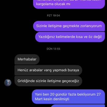 Yoya Bebek Geciken Sipariş Ve İletişim Sorunları